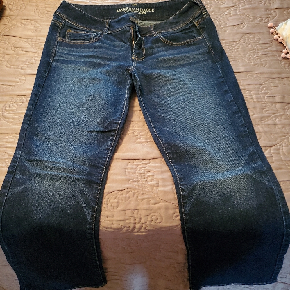 AE size 12 reg Kick Boot Jeans